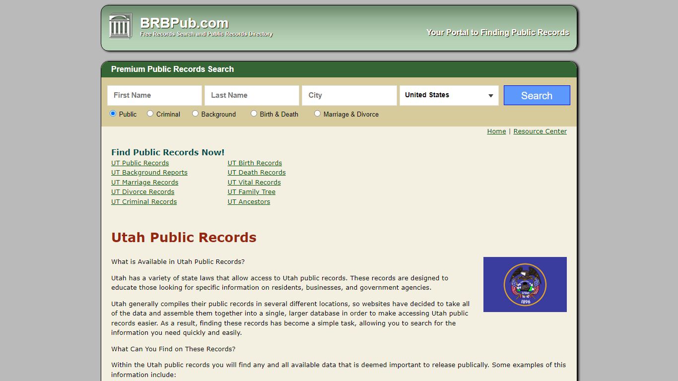 Free Utah Public Records | Search Criminal and Civil Court Records ...